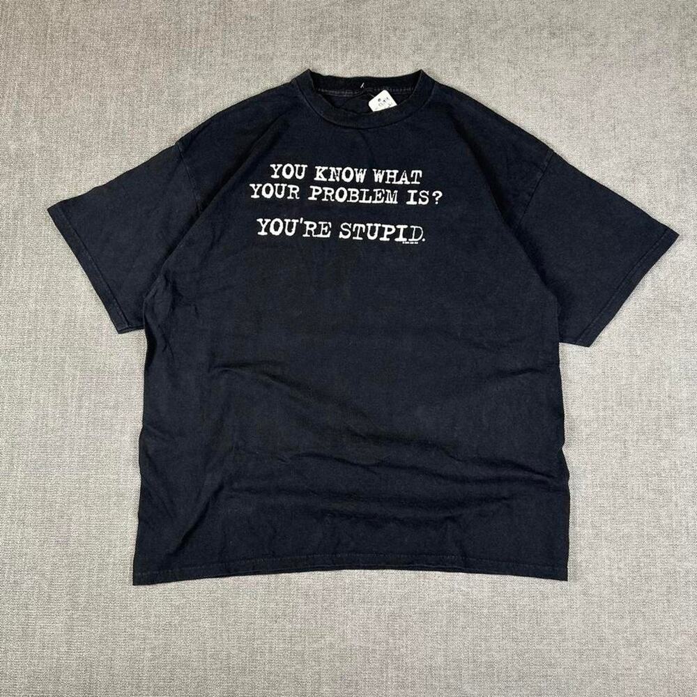 Humor black T-Shirt Funny Meme quote